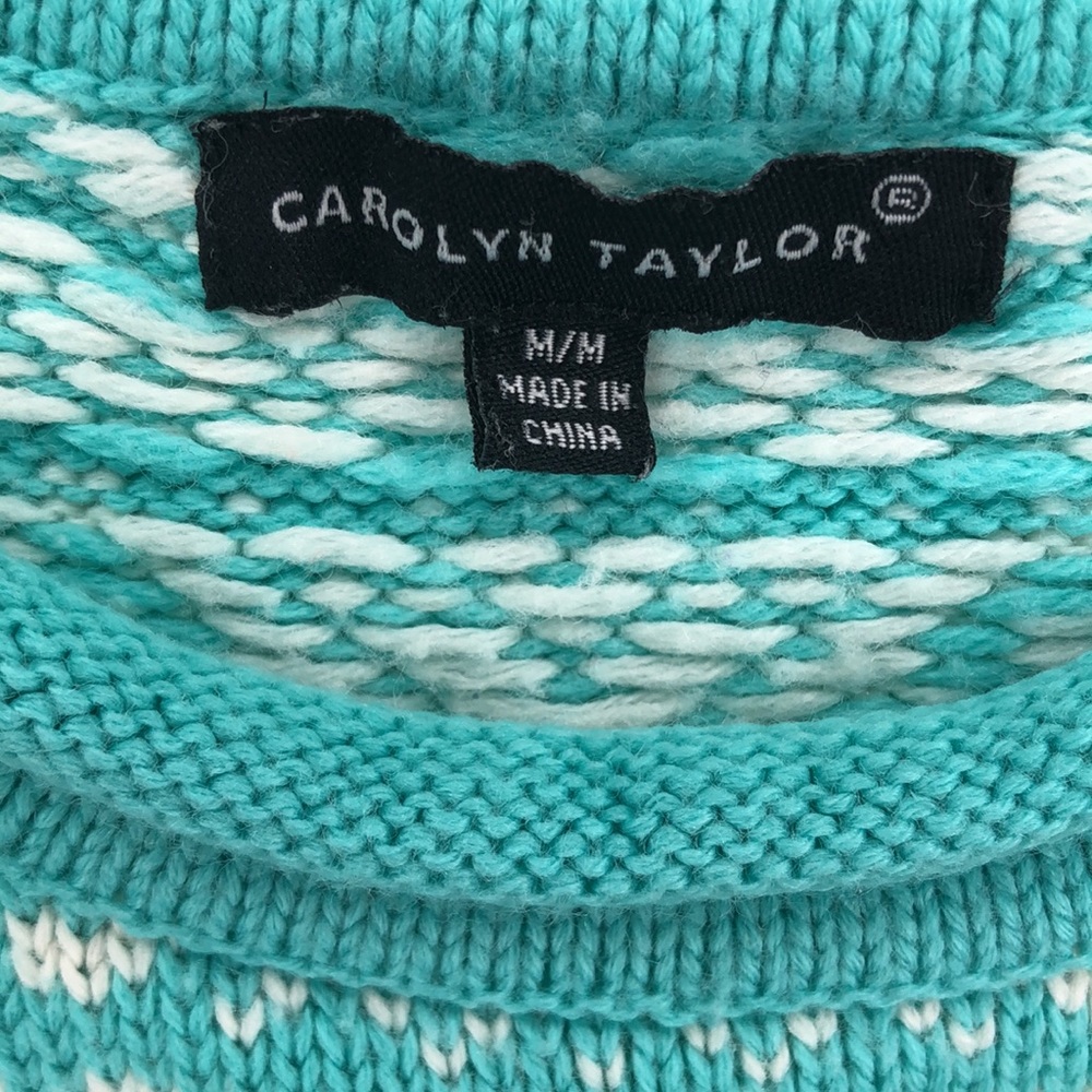 Carolyn Taylor Rainbow Winter Sweater with Roll Neck Medium - Picture 8 of 10